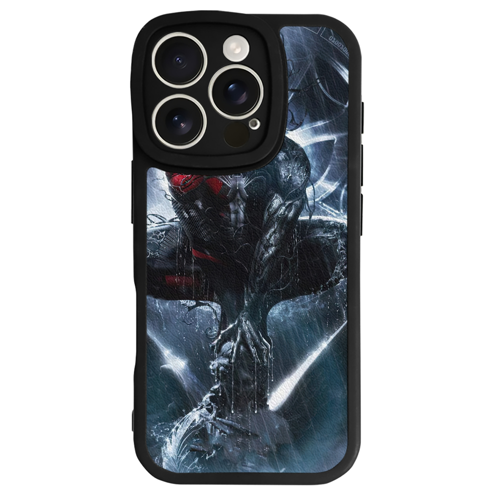 （画像用） Spider Man スパイダーマン 【iPhone 16シリーズ対応】シリコンスマホケース（レザー調） 材質：シリコン